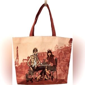 🇫🇷Paris-themed Canvas Tote 🇫🇷